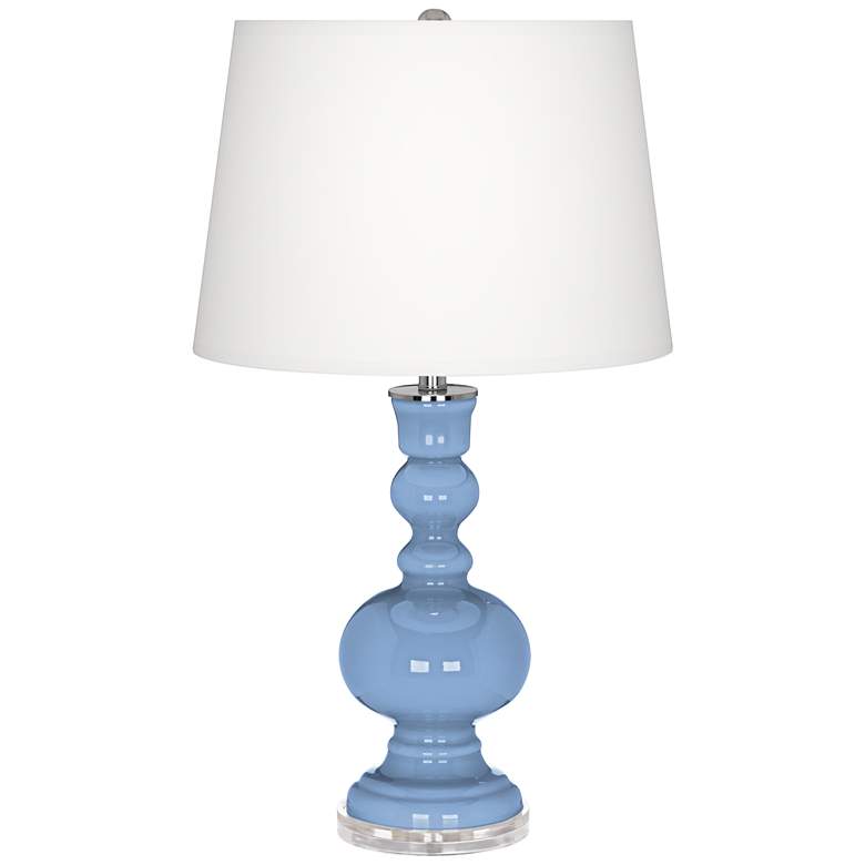 Image 2 Placid Blue Apothecary Table Lamp with Dimmer