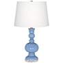 Placid Blue Apothecary Table Lamp with Dimmer