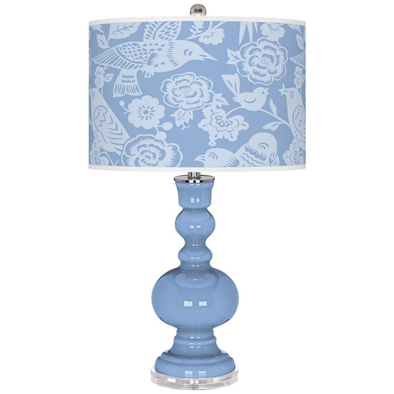 Image 1 Placid Blue Aviary Apothecary Table Lamp