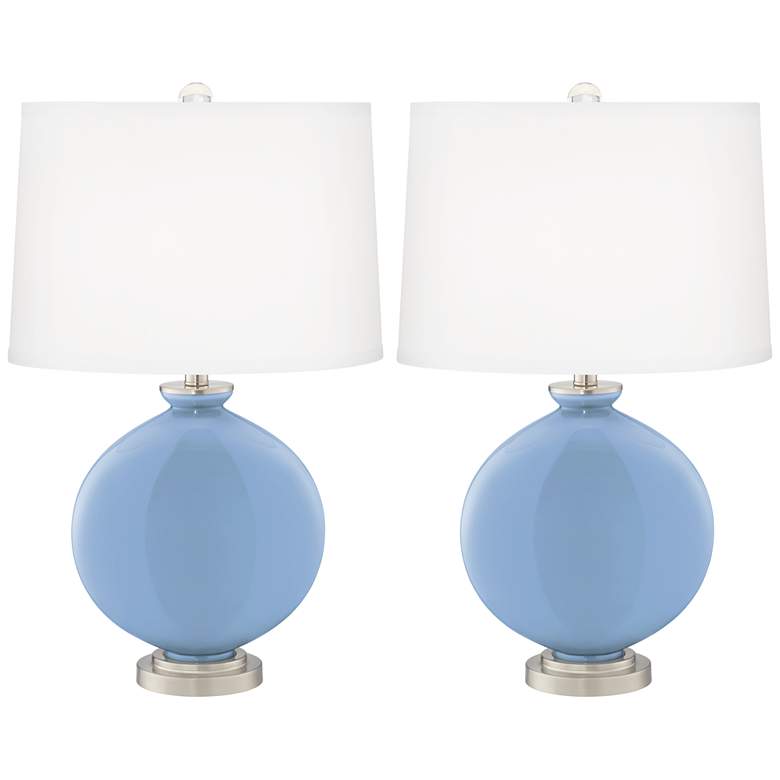 Image 2 Placid Blue Carrie Table Lamp Set of 2