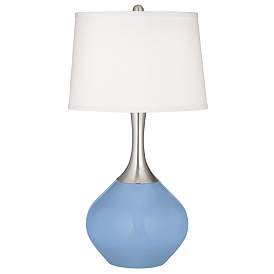 Image2 of Placid Blue Spencer Table Lamp with Dimmer