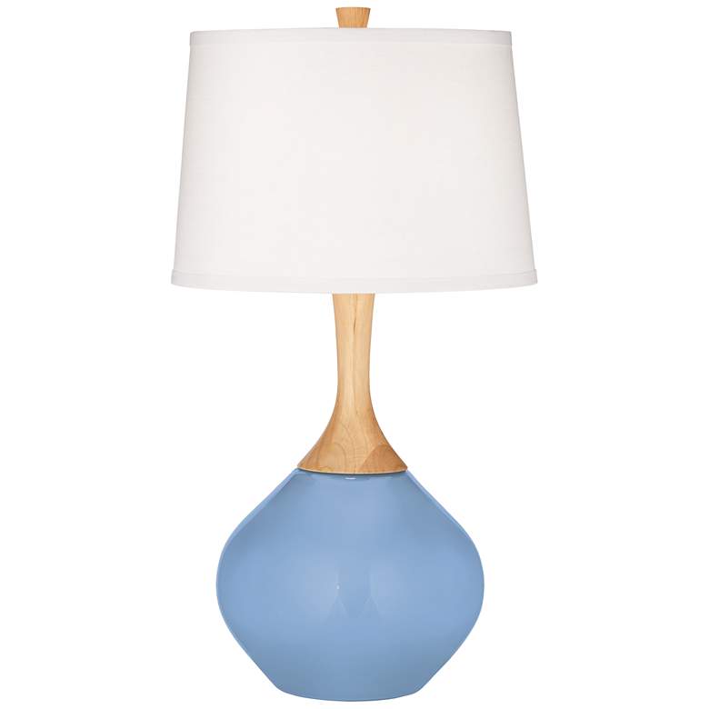 Image 2 Placid Blue Wexler Table Lamp with Dimmer