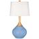 Placid Blue Wexler Table Lamp with Dimmer