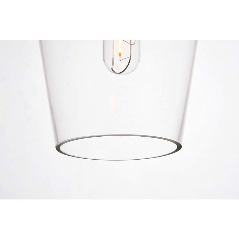 Image 6 Placido Collection Pendant D5.9 H14.2 Lt:1 Black And Clear Finish more views