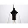 7_Placido Collection Pendant D5.9 H14.2 Lt:1 Black And Clear Finish more views