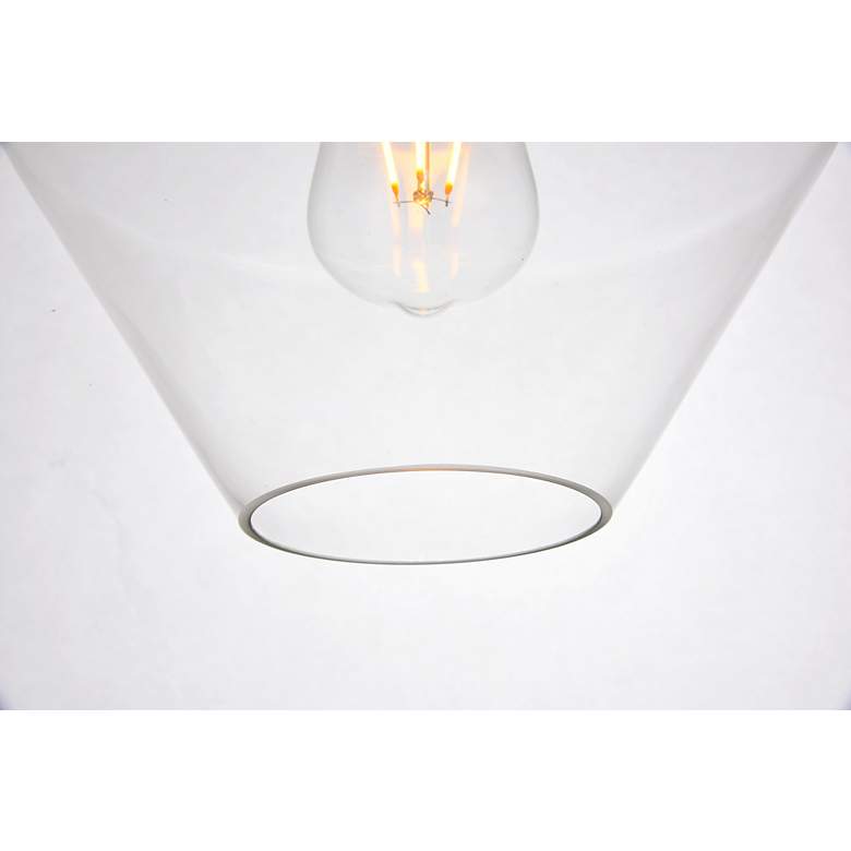 Image 5 Placido Collection Pendant D9.4 H10.8 Lt:1 Black And Clear Finish more views
