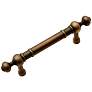 Plain Antique English Metal 4 3/4" Wide Cabinet Pull