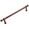 Plain Distressed Copper Metal 14 3/4" Wide Appliance Pull