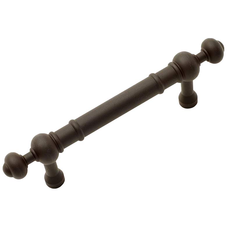 Image 1 Plain Oil-Rubbed Bronze Metal 4 3/4" Wide Cabinet Pull