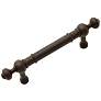 Plain Oil-Rubbed Bronze Metal 4 3/4" Wide Cabinet Pull