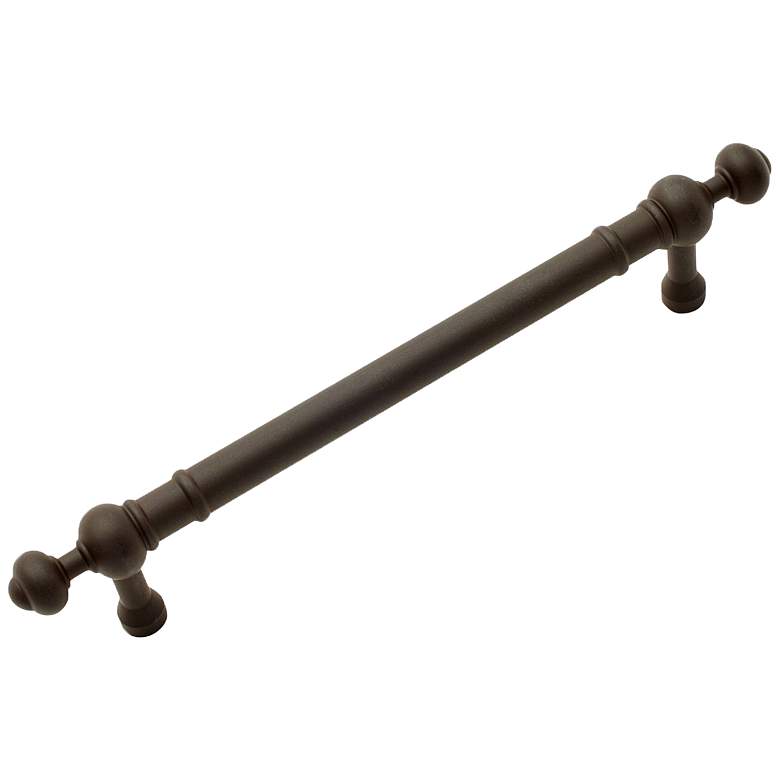 Image 1 Plain Oil-Rubbed Bronze Metal 6 3/4" Wide Cabinet Pull