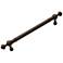 Plain Oil-Rubbed Bronze Metal 6 3/4" Wide Cabinet Pull