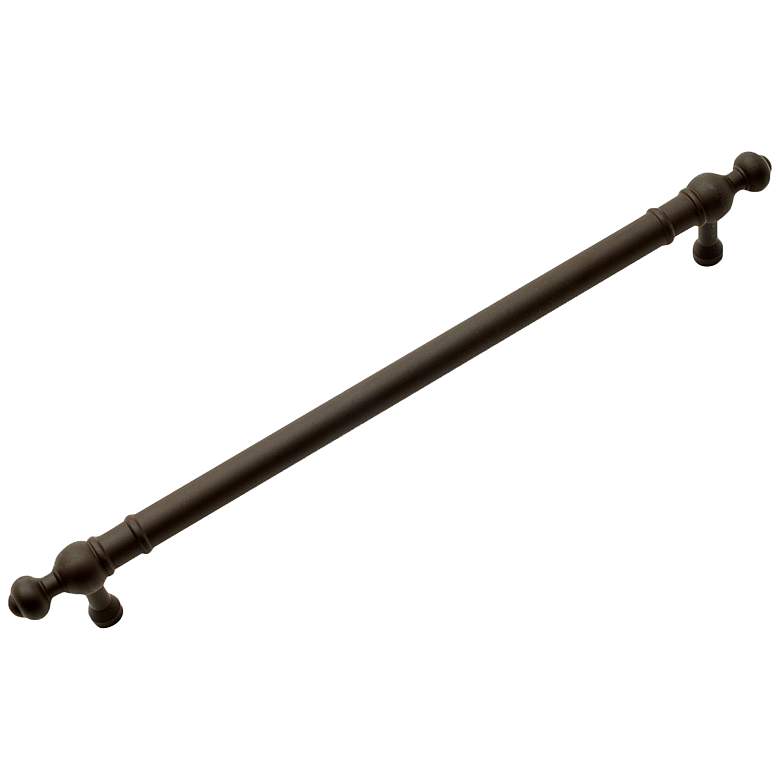 Image 1 Plain Oil-Rubbed Bronze Metal 9 3/4" Wide Cabinet Pull