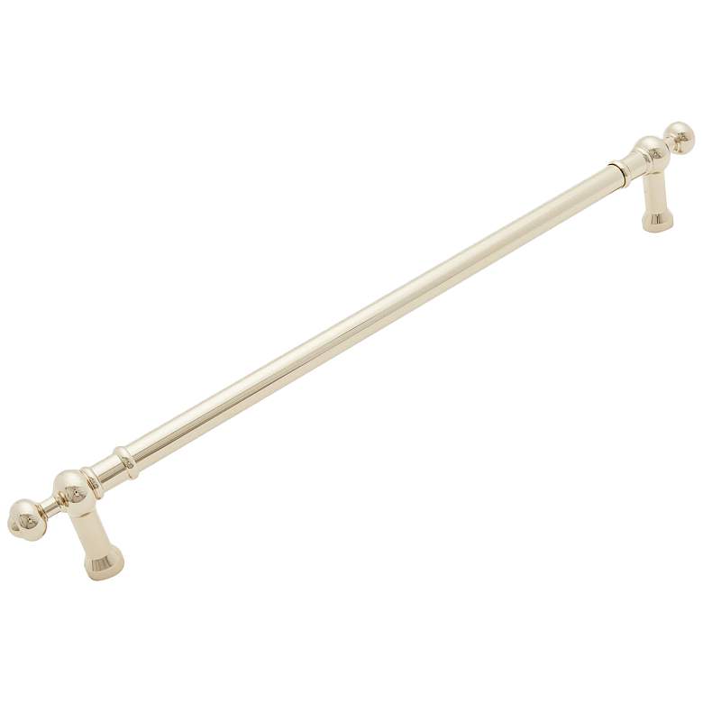 Image 1 Plain Polished Nickel Metal 21 1/4" Wide Appliance Pull