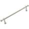 Plain Satin Nickel Metal 14 3/4" Wide Appliance Pull