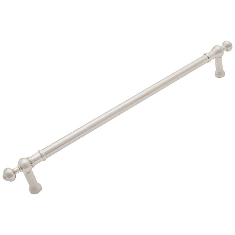 Image 1 Plain Satin Nickel Metal 21 1/4" Wide Appliance Pull