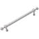 Plain Satin Nickel Metal 6 3/4" Wide Cabinet Pull