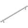 Plain Satin Nickel Metal 9 3/4" Wide Cabinet Pull