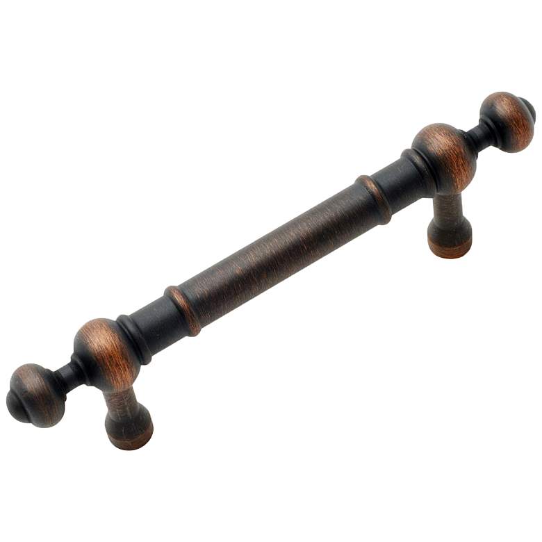 Image 1 Plain Valencia Bronze Metal 4 3/4" Wide Cabinet Pull
