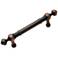 Plain Valencia Bronze Metal 4 3/4" Wide Cabinet Pull