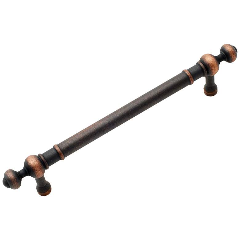 Image 1 Plain Valencia Bronze Metal 6 3/4" Wide Cabinet Pull