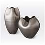 2_Plait Vase-Silver Haze-Round more views