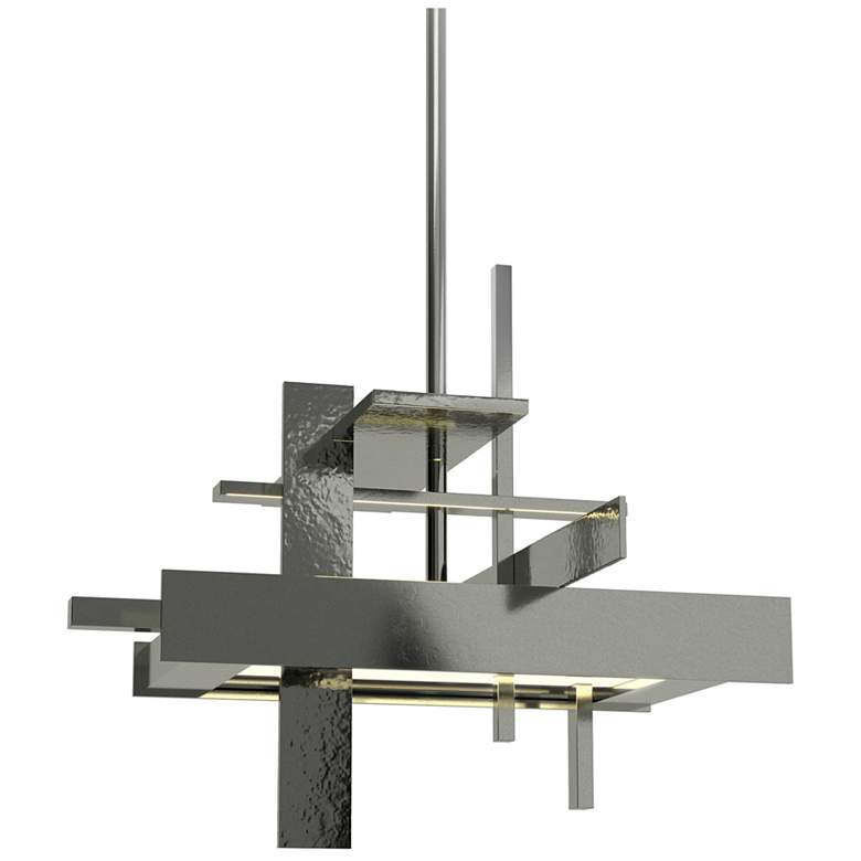 Image 1 Planar 12.1" Wide Small Sterling LED Pendant