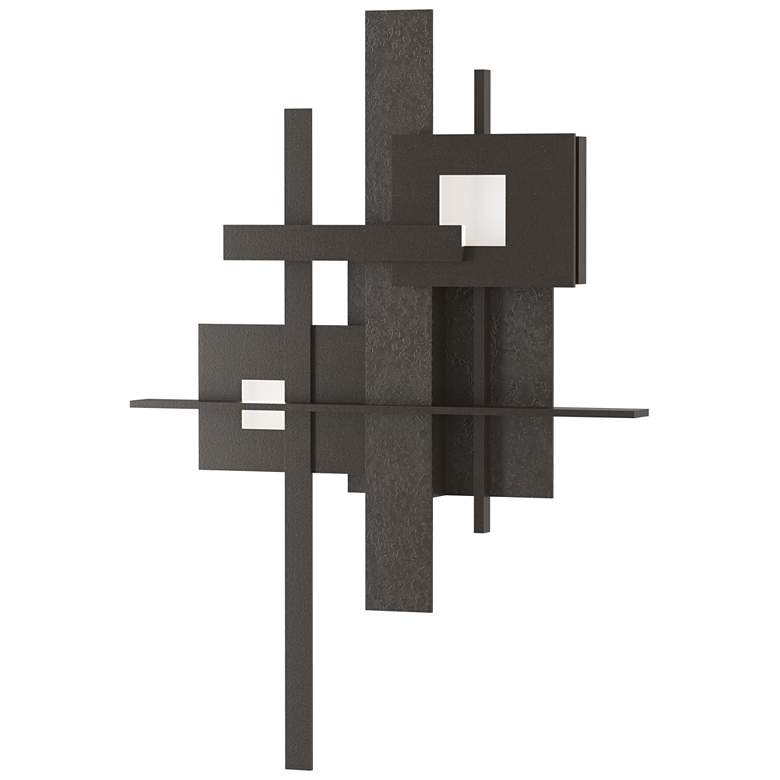 Image 1 Planar 26.9" High Oil Rubbed Bronze LED Sconce
