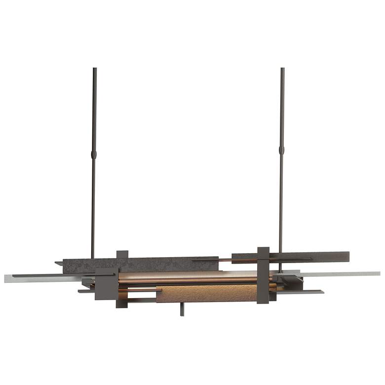 Image 1 Planar 48.3 inchW  Accented Oil Rubbed Bronze Short Height LED Pendant