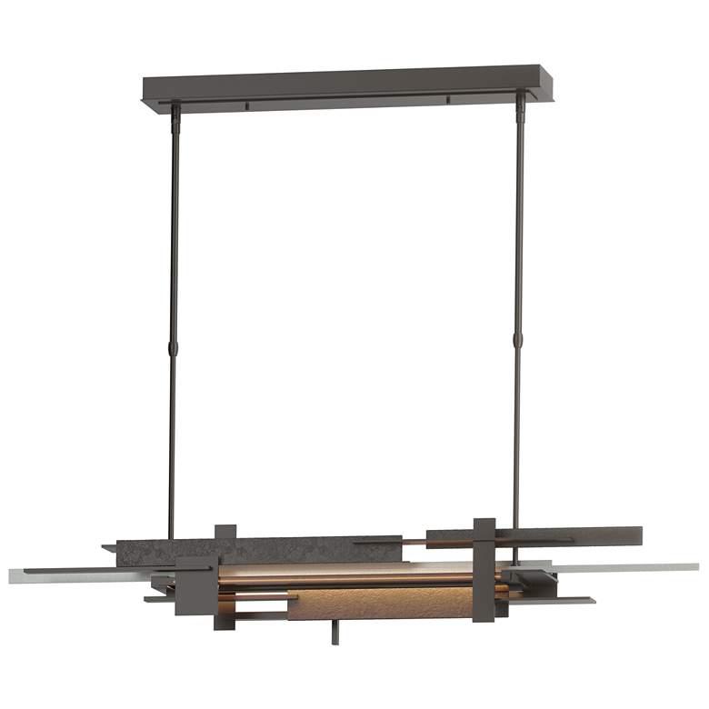 Image 1 Planar 48.3"W Accented Oil Rubbed Bronze Standard LED Pendant