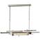 Planar 48.3"W Black Accented Sterling Standard LED Pendant
