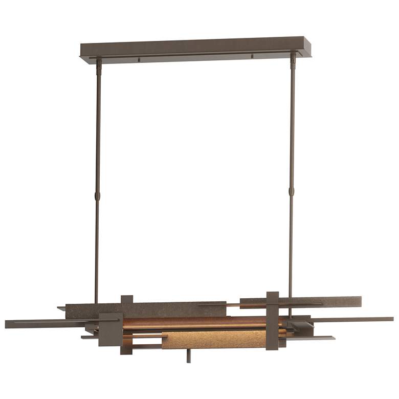 Image 1 Planar 48.3"W Bronze Accented Bronze Standard LED Pendant