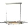 Planar 48.3"W Dark Smoke Accented Sterling Standard LED Pendant