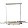 Planar 48.3"W Dark Smoke Accented Sterling Standard LED Pendant