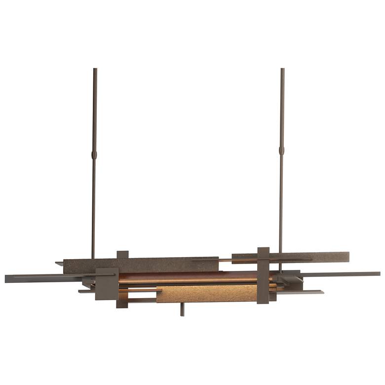Image 1 Planar 48.3 inchW Oil Rubbed Bronze Accented Bronze Short Height LED Penda