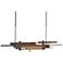 Planar 48.3"W Oil Rubbed Bronze Accented Bronze Short Height LED Penda