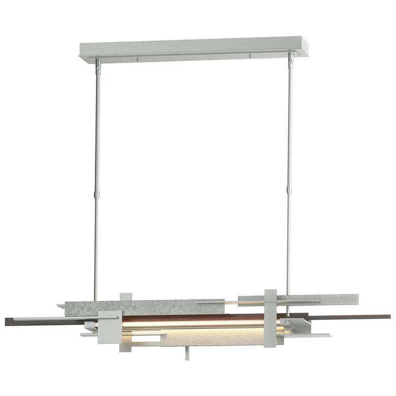Image 1 Planar 48.3"W Oil Rubbed Bronze Accented Standard LED Pendant