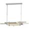 Planar 48.3"W Soft Gold Accented Vintage Platinum Standard LED Pendant