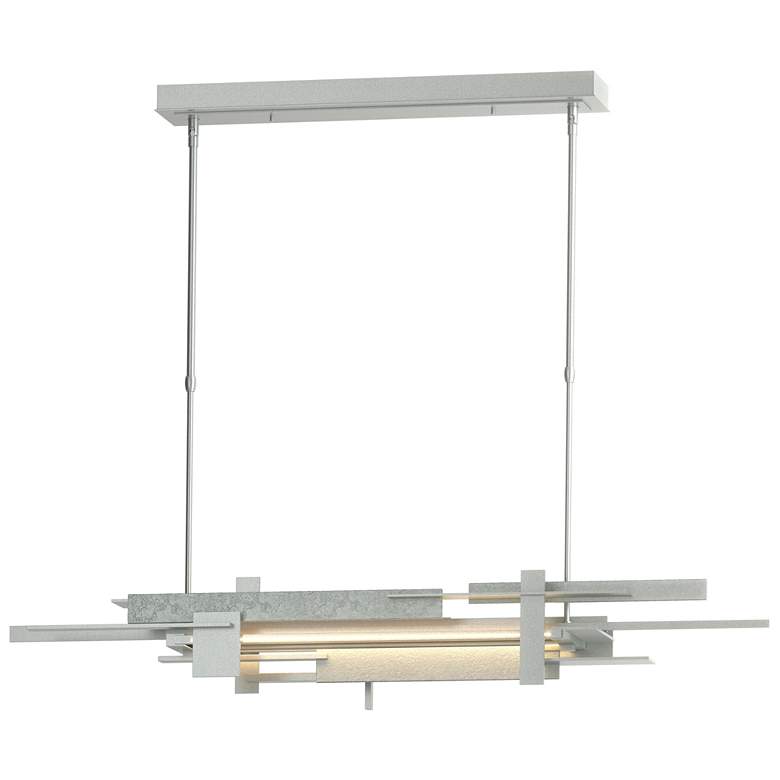 Image 1 Planar 48 1/4"W Vintage Platinum LED Linear Pendant Light