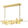 Planar Large LED Pendant - Modern Brass