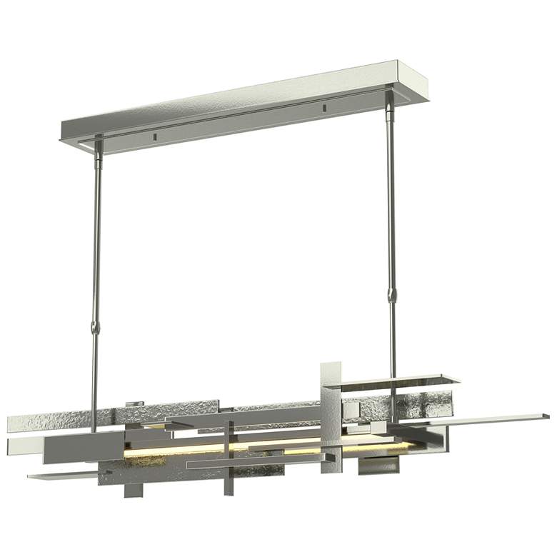 Image 1 Planar Large LED Pendant - Sterling Finish - Standard Height