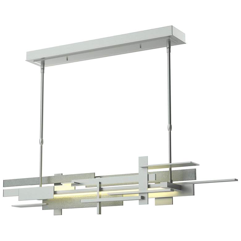 Image 1 Planar Large LED Pendant - Vintage Platinum Finish - Standard Height