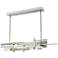 Planar Large LED Pendant - Vintage Platinum Finish - Standard Height