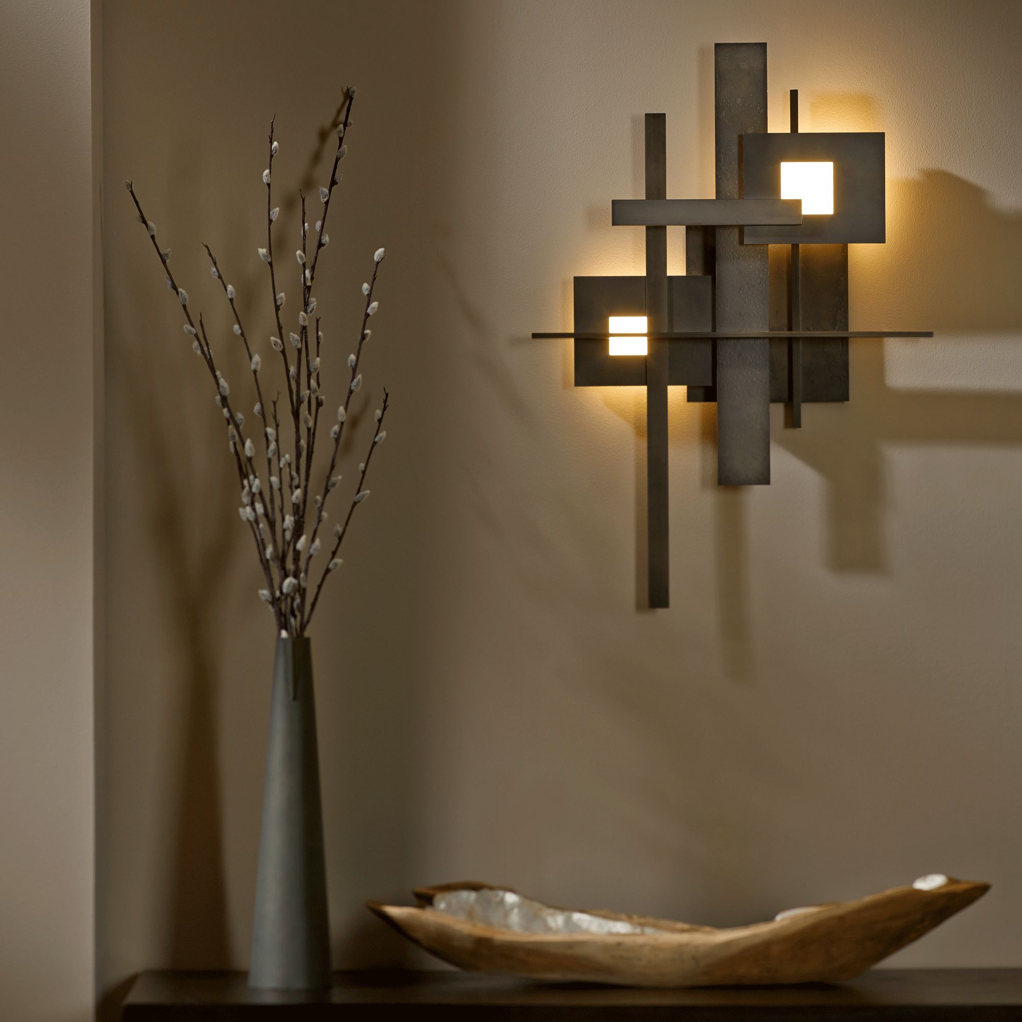 Image 4 Planar LED Sconce Dark Smoke Finish more views