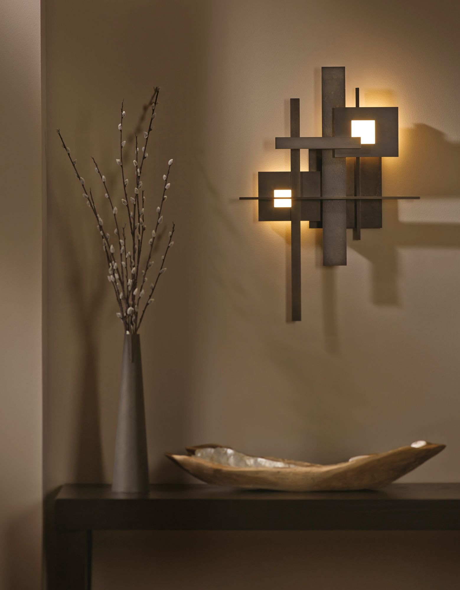 Image 5 Planar LED Sconce Dark Smoke Finish more views