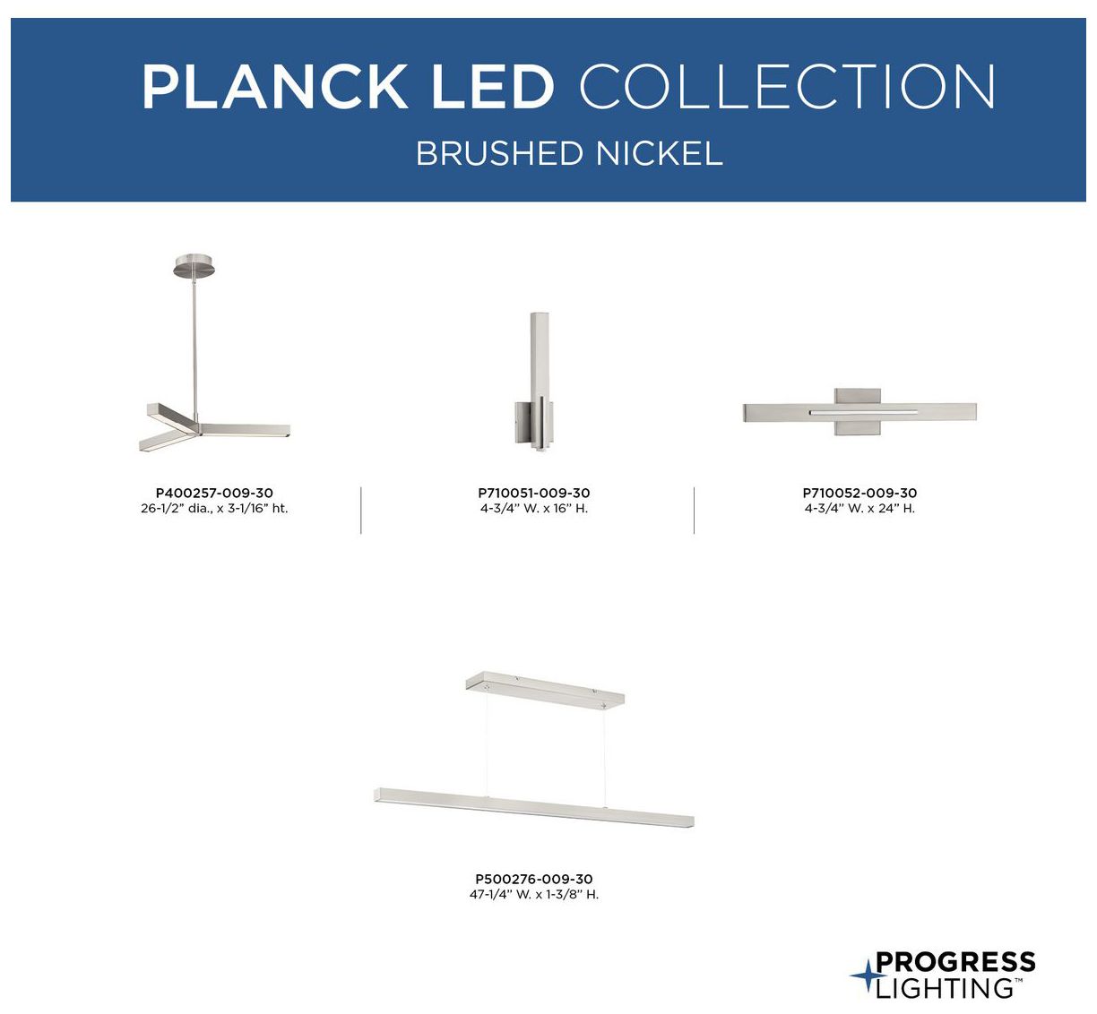 Planck LED Collection Two-Light LED Wall Sconce