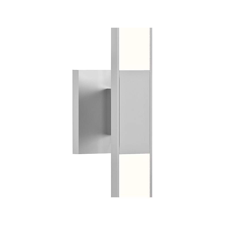 Image 2 Planes&#8482; 24 1/4 inchH Bright Satin Aluminum 2-LED Sconce more views