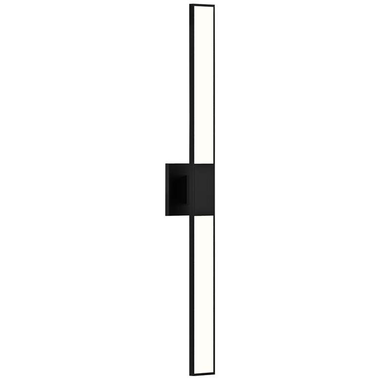 Image 1 Planes™ 32" High Satin Black LED Bath Vanity Light