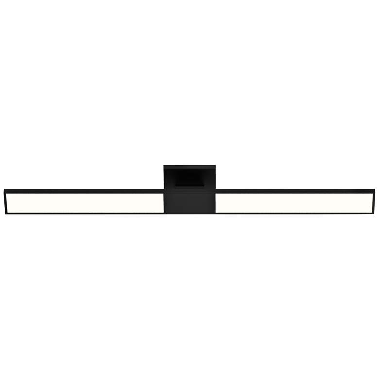 Image 3 Planes&#8482; 32 inch High Satin Black LED Bath Vanity Light more views