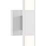 Planes&trade; 24 1/4" High Satin White 2-Light LED Wall Sconce